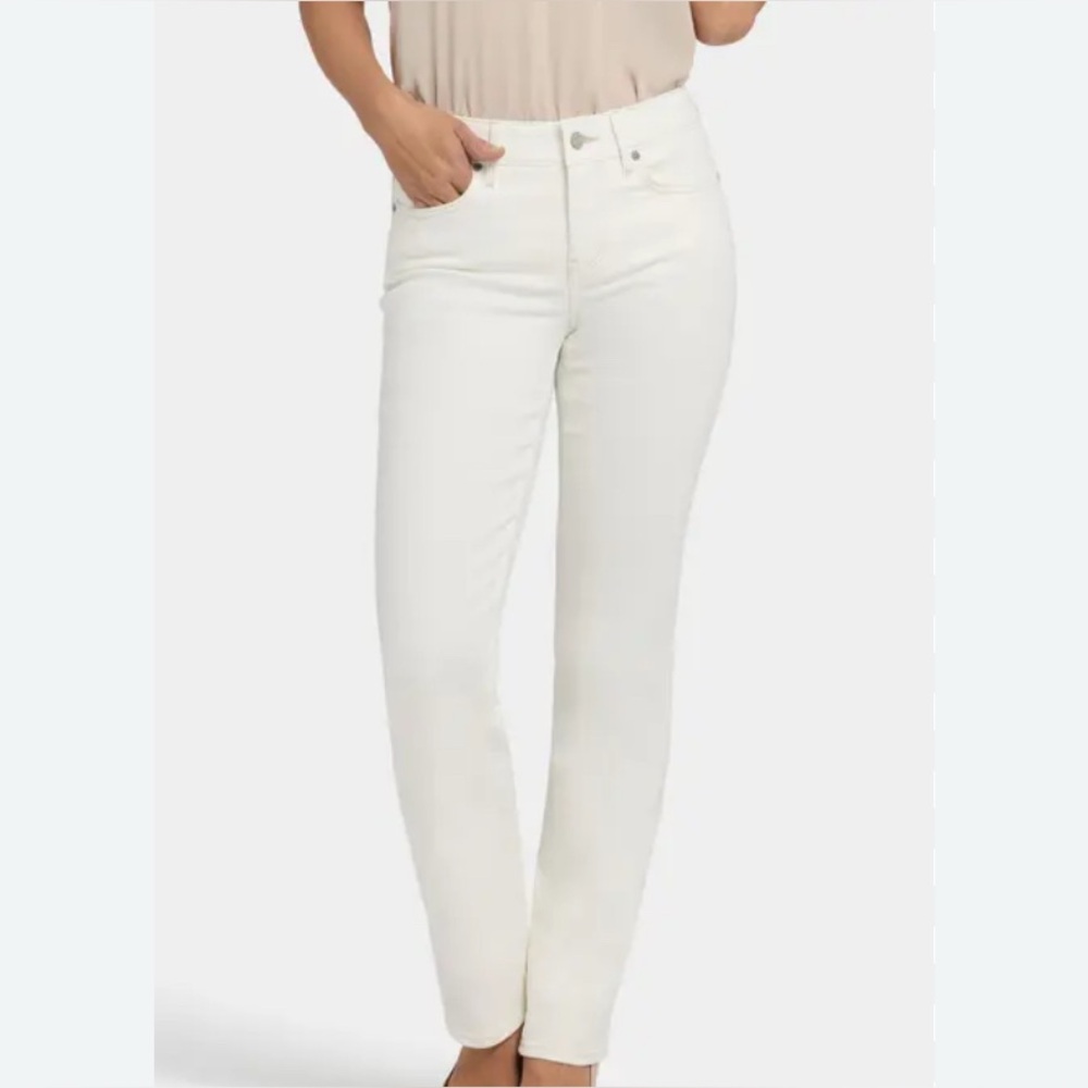 NYDJ Alina Corduroy Winter White Legging Jeans 0P - Picture 12 of 16